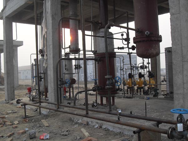 甲醇裂解制氫安裝現場